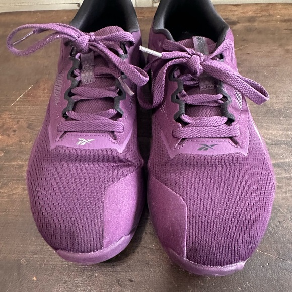 Reebok Shoes - Reebok Purple Athletic Shoes Cushioned Sole Knit Material